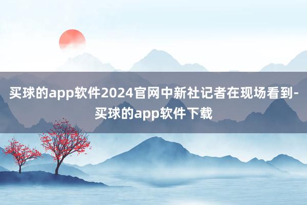 买球的app软件2024官网中新社记者在现场看到-买球的app软件下载