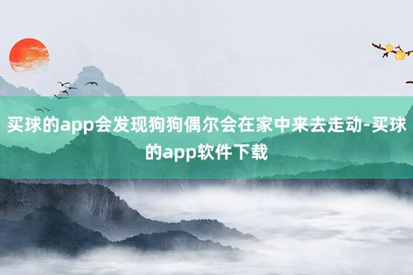 买球的app会发现狗狗偶尔会在家中来去走动-买球的app软件下载